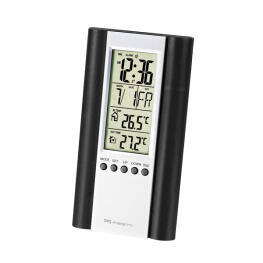 Fiesta Időjárás állomás LCD kijelzővel és érzékelővel - Fekete