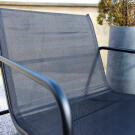 GardenLine Fémvázas kerti bútor szett - Asztal + Pad + 2 db szék