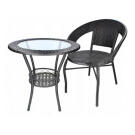 GardenLine kerti bútor szett - Asztal + 2 db szék