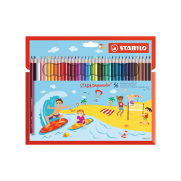 Stabilo Aquacolor színes ceruza készlet - 36 db-os