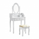 Tükrös fésülködő asztal székkel
